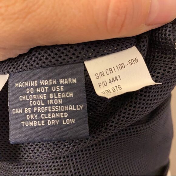 Cutter and Buck Climaguard ladies navy blue 1/4 zip Jacket NW Golf Association L - Picture 10 of 13